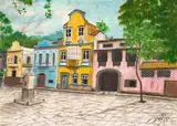 Sem Título by Katia, 1984, têmpera sobre tela, offered Jan 2026