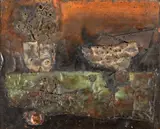 Mário Agostinelli, BR 3119, 1968, técnica mista sobre placa