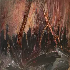 Fernando Coelho, Paisagem, 1989, óleo sobre tela