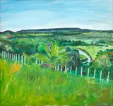 Paisagem by Ramiro Bernabó, 1987, óleo sobre placa, offered Jan 2026