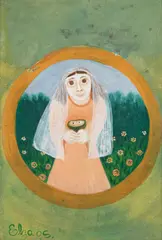 Sem Título by Elza O. S., óleo sobre eucatex, offered Jan 2026