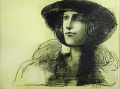 Marcelo Grassmann, Sem Título, 1965, nanquim diluído sobre papel