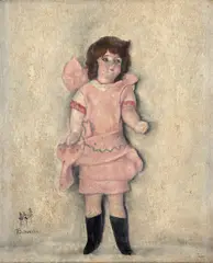 A Boneca by Toshio Bando, óleo sobre tela, offered Jan 2026