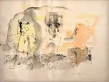 Sem Título by Anatol Władysław, 1974, aquarela e nanquim sobre papel, offered Jan 2026