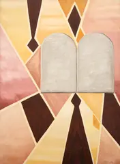Equilibrio by Sigi Tempel, 1981, óleo sobre madeira, offered Jan 2026