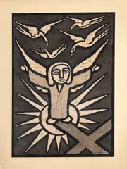 Raimundo de Oliveira, Sem Título, 1962, nanquim sobre papel
