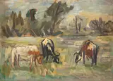 Mario Zanini, Paisagem Com Vacas