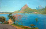 Lagoa Rodrigo de Freitas by Otto Bugliner, óleo sobre tela, offered Feb 2025