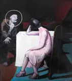 Mino Carta, Sem Título, 1986, óleo sobre tela
