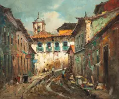 Sem Título by Durval Pereira, 1966, óleo sobre tela, offered Feb 2025