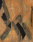 Sem Título by Midori Hatanaka, 1995, aquarela sobre tela armada e papel de arroz, offered Feb 2025