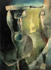 Armando Sendin, Sem Título, 1967, óleo sobre tela