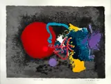 Manabu Mabe, Sem Título, 1995, serigrafia