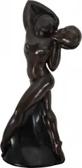 Salomé by Lélio Coluccini, 1960, escultura em bronze patinado, offered Feb 2025