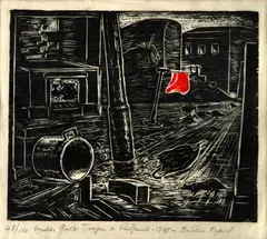 Oswaldo Goeldi, Sem Título, 1975, xilogravura