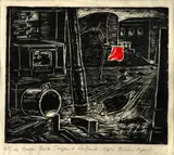 Oswaldo Goeldi, Sem Título, 1975, xilogravura