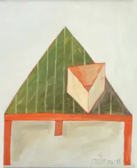 Sem Título by Gustavo Rosa, 1983, óleo sobre tela, offered Feb 2025