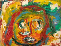 Sem Título by José Roberto Aguilar, 1964, óleo sobre tela, offered Feb 2025