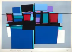 Sem Título by Silvio Oppenheim, 1993, serigrafia, offered Feb 2025