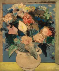 Vaso de Flor by Enrico Bianco, 1940, óleo sobre tela, offered Feb 2025
