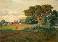 Paisagem by Paulo Do Vale Junior, 1913, óleo sobre tela, offered Feb 2025