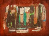 Sem Título by Maria Leontina da Costa, pastel oleoso sobre papel, offered Feb 2025