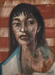 Sem Título by Di Cavalcanti, 1950, óleo sobre placa, offered Feb 2025