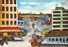 Sem Título by Manuel Martins, 1975, óleo sobre tela, offered Feb 2025