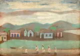Fulvio Pennacchi, Sem Título, óleo sobre placa