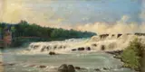 Salto do Rio by Joaquim Miguel Dutra, 1923, óleo sobre tela, offered Feb 2025