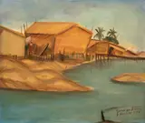 José de Dome, Paisagem, 1953, óleo sobre tela