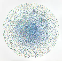 Julio Le Parc, Aichime, 1996, acrílica sobre tela