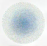 Julio Le Parc, Aichime, 1996, acrílica sobre tela