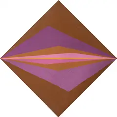 Conjugação Diagonal 1 by Hércules Barsotti, 1972, acrílica vinílica sobre tela, offered Feb 2025