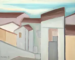 Casario by Chen Kong Fang, 2005, óleo sobre tela, offered Feb 2025