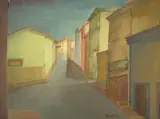 Ivan Marquetti, Paisagem de Diamantina, 1971, óleo sobre tela