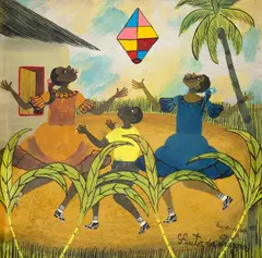 Sem Título by Heitor dos Prazeres, 1964, óleo sobre placa, offered Feb 2025