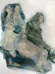 Sem Título by Carlos Araujo, óleo sobre madeira, offered Feb 2025