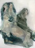 Carlos Araujo, Sem Título, óleo sobre madeira