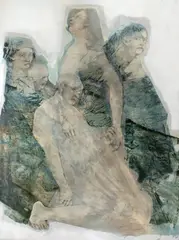 Sem Título by Carlos Araujo, óleo sobre madeira, offered Feb 2025