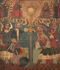 Sem Título by Escola Cusquenha, óleo sobre tela, offered Feb 2025