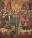 Escola Cusquenha, Sem Título, óleo sobre tela