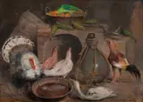 Benedito José De Andrade, Galinheiro, 1978, óleo sobre tela