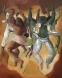 Clóvis Graciano, Sem Título, óleo sobre tela
