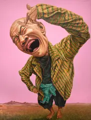 Sem Título by Yogi Setiawan, 2009, óleo sobre tela, offered Dec 2024