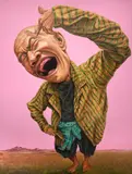 Sem Título by Yogi Setiawan, 2009, óleo sobre tela, offered Dec 2024