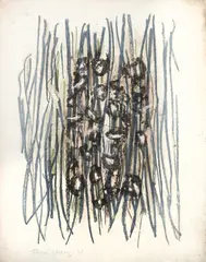Sem Título by Frans Krajcberg, 1961, técnica mista sobre papel artesanal, offered Dec 2024