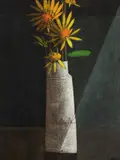 Inos Corradin, Vaso De Flor, óleo sobre tela