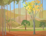 Francisco Rebolo, Paisagem