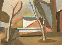 Aldo Bonadei, Sem Título, 1950, óleo sobre tela